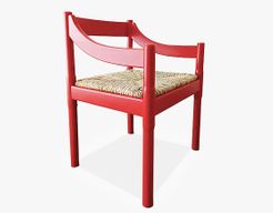 Carimate armchair red