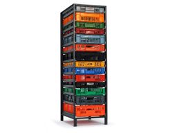 crates cabinet 1 column