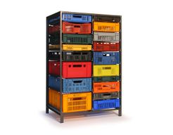 Crates Cabinet 2 columns