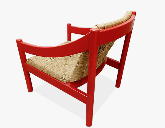 Carimate Lounge chair red